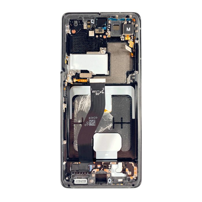 21574 replacement for samsung galaxy s21 ultra oled screen assembly with frame phantom black 3