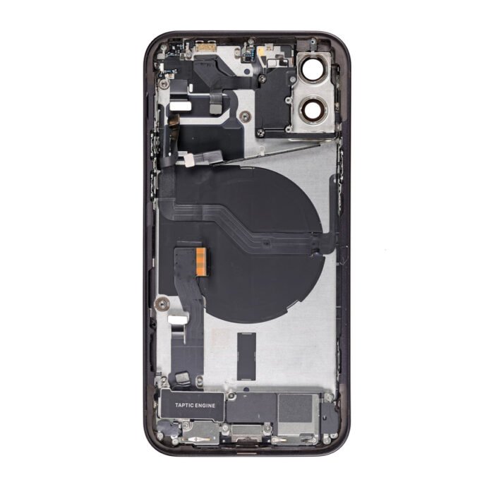 21792 replacement for iphone 12 back cover full assembly black 3