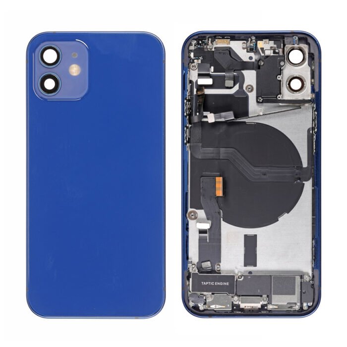 21794 replacement for iphone 12 back cover full assembly blue 1