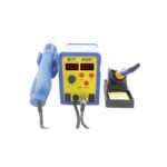 Double LED Display 2 IN 1 Intelligent Leadfree Hot Air Gun With Helical Wind Solder Iron #BST- 898D+