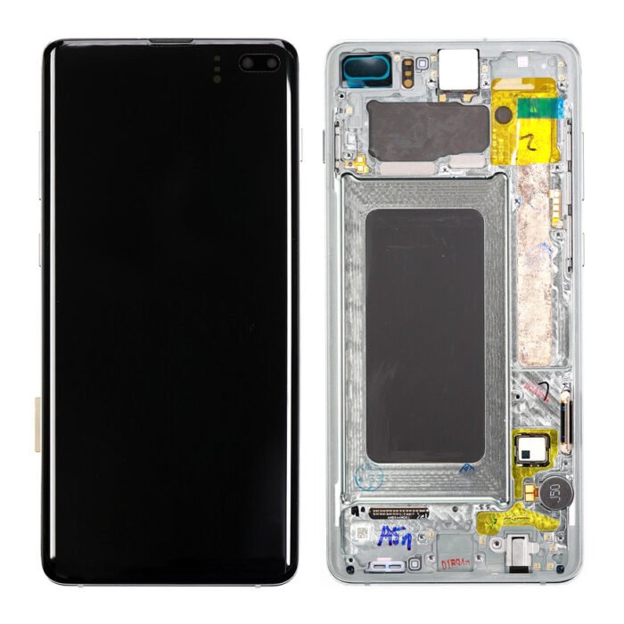 19814 replacement for samsung galaxy s10 plus oled screen digitizer assembly with frame emerald green 1