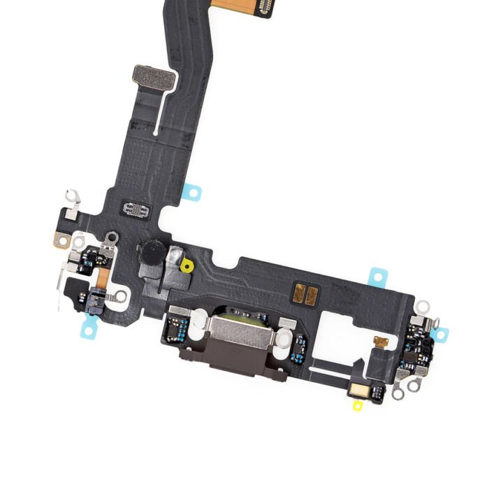 21029 replacement for iphone 12 12 pro usb charging flex cable black 3