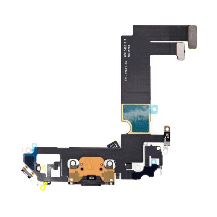 21034 replacement for iphone 12 mini usb charging flex cable black 2