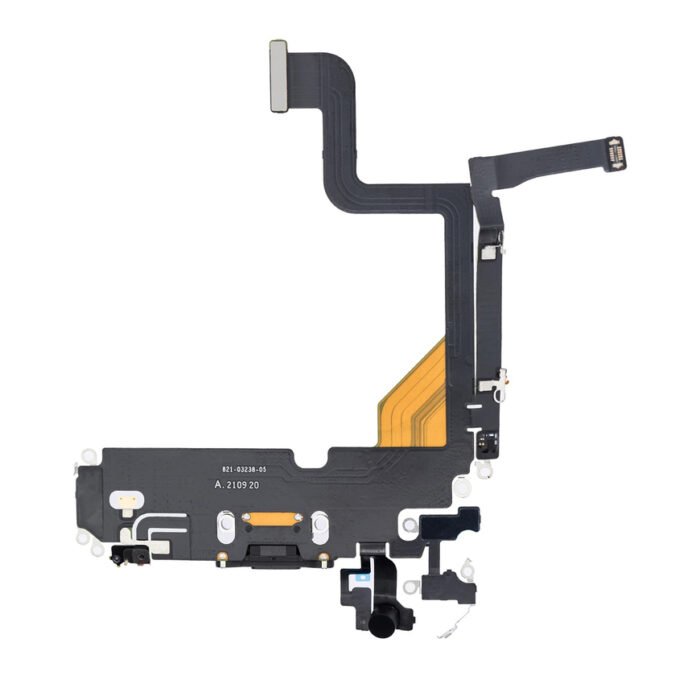 22183 replacement for iphone 13 pro usb charging flex cable graphite 2 min