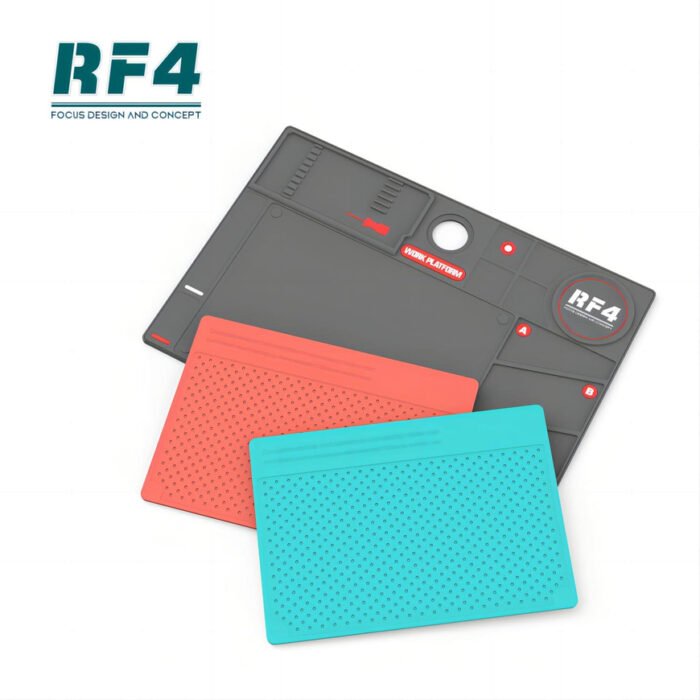 23011 ​rf4 rf po2 heat resistant silicone maintenance pad with thermoplastic work mat 05