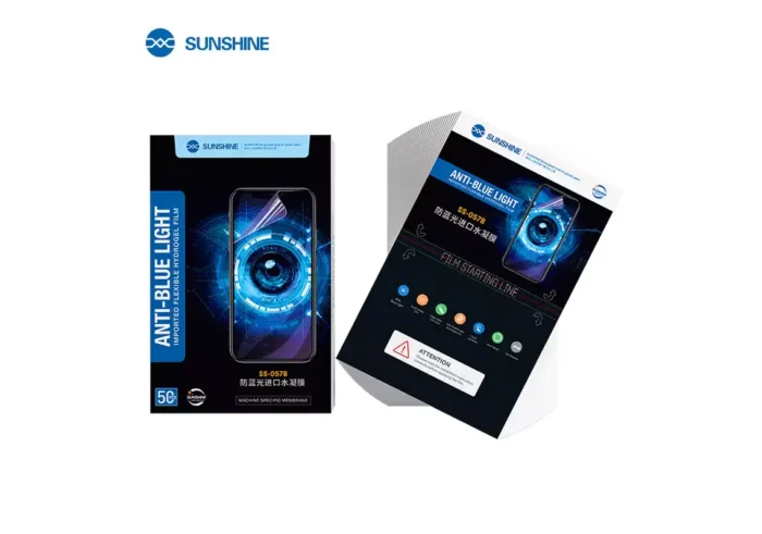23785 sunshine ss 057b anti blue light tpu screen film 50 pcs 3