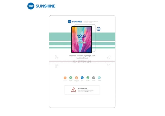 23834 sunshine ss 057p plus tpu water gel screen film for tablet 20 pcs 2