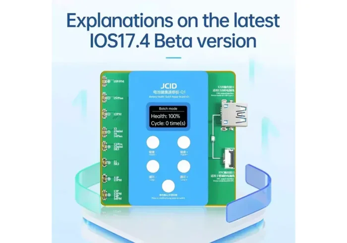 24019 jcid q1 battery health quick repair board for iphone 11 15 pro max 2